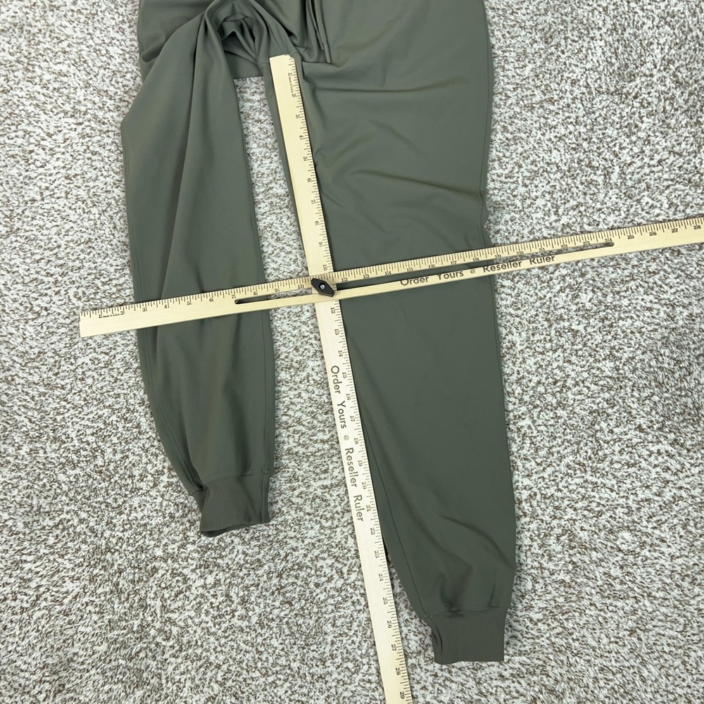 Lululemon Pants Womens 4 Green Stretch Jogger High Rise Pockets Workout Gym - Picture 6 of 10